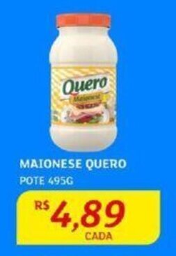 Assaí Atacadista MAIONESE QUERO POTE 495G oferta