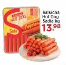 Rossi Supermercado Salsicha Hot Dog Sadia kg oferta
