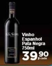 Rossi Supermercado Vinho Espanhol Pata Negra 750ml oferta