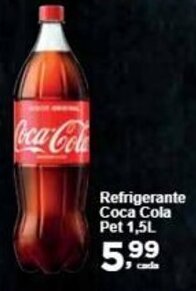Rossi Supermercado Refrigerante Coca Cola Pet 1,5L oferta
