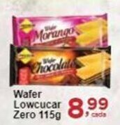 Rossi Supermercado Wafer Lowcucar Zero 115g oferta