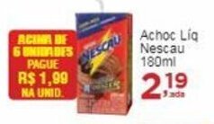 Rossi Supermercado Achoc Liq Nescau 180ml oferta