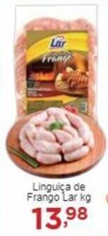 Rossi Supermercado Linguiça de Frango Lar kg oferta