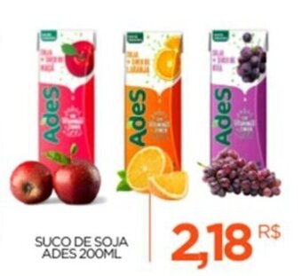 Mercadão Atacadista SUCO DE SOJA ADES 200ML oferta