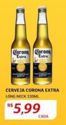 Assaí Atacadista CERVEJA CORONA EXTRA LONG NECK 330ML oferta