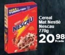 Rossi Supermercado Cereal Mat Nestlé Nescau 770g oferta