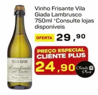 Supermercados ABC Vinho Frisante Vila Giada Lambrusco 750ml *Consulte lojas disponíveis oferta