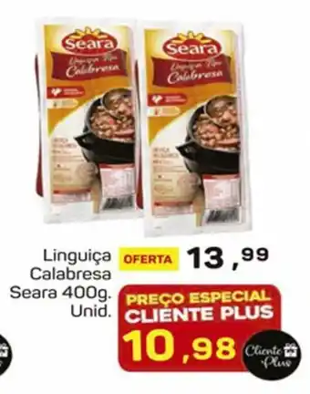 Supermercados ABC Linguiça Calabresa Seara 400g. oferta