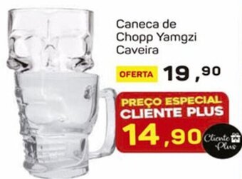 Supermercados ABC Caneca de Chopp Yamgzi Caveira oferta