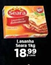 Rossi Supermercado Lasanha Seara 1kg oferta