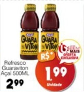 Supermercado Bem Barato Refresco Guaraviton Açaí 500ML oferta