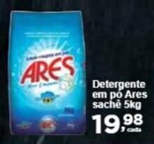 Rossi Supermercado Detergente em pó Ares sache 5kg oferta