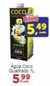 Rossi Supermercado Água Coco Quadrado 1L oferta