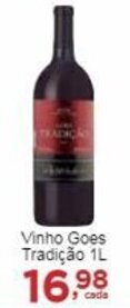 Rossi Supermercado Vinho Goes Tradição 1L oferta