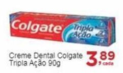 Rossi Supermercado Creme Dental Colgate Tripla Ação 90g oferta