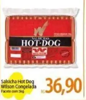 Atacadão Salsicha Hot Dog Wilson Congelada Facete com 5kg oferta