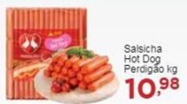 Rossi Supermercado Salsicha Hot Dog Perdigão kg oferta