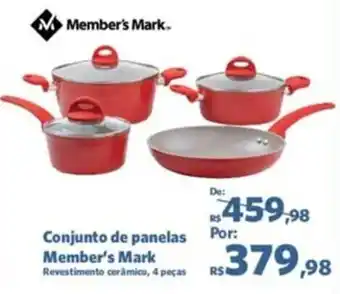 Sam's Club Conjunto de panelas Member's Mark oferta
