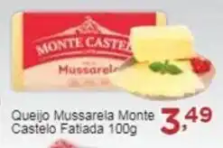 Rossi Supermercado Queijo Mussarela Monte Castelo Fatiada 100g oferta