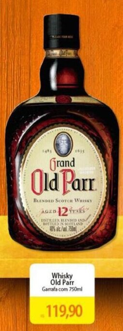 Atacadão Whisky Old Parr Garrafa com 750ml oferta