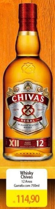 Atacadão Whisky Chivas 12 Anos Garrafa com 750ml oferta