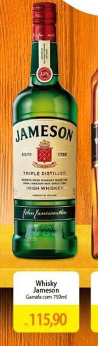 Whisky Jameson Garrafa com 750ml