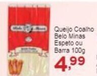 Rossi Supermercado Queijo Coalho Belo Minas Espeto ou Barra 100g oferta