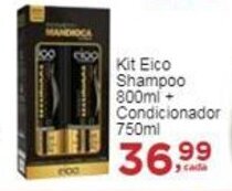 Rossi Supermercado Kit Eico Shampoo 800ml+ Condicionador 750ml oferta