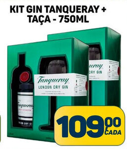 KIT GIN TANQUERAY + TAÇA - 750ML