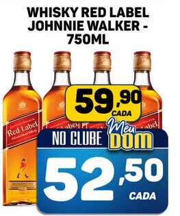 Dom Atacadista WHISKY RED LABEL JOHNNIE WALKER - 750ML oferta