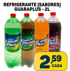 Dom Atacadista REFRIGERANTE (SABORES) GUARAPLUS-2L oferta
