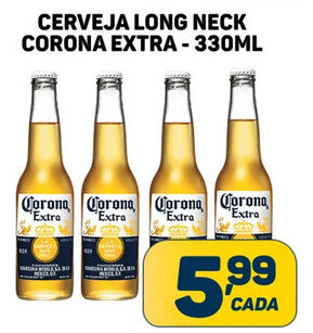 Dom Atacadista CERVEJA LONG NECK CORONA EXTRA-330ML oferta