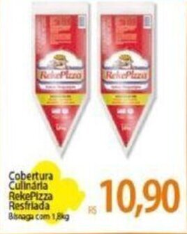 Atacadão Cobertura Culinária RekePizza Resfriada Bisnaga com 1,8kg oferta