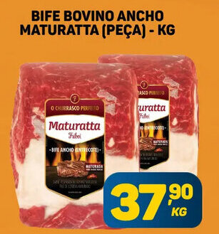 Dom Atacadista BIFE BOVINO ANCHO MATURATTA (PEÇA) - KG oferta