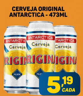 Dom Atacadista CERVEJA ORIGINAL ANTARCTICA - 473ML oferta