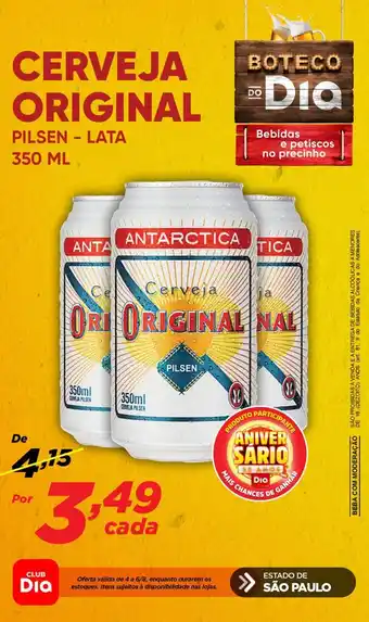 Dia CERVEJA ORIGINAL PILSEN - LATA 350ml oferta