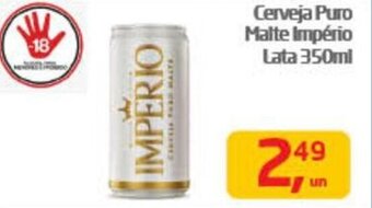 Tenda Atacado Cerveja Puro Malte Império Lata 350ml oferta