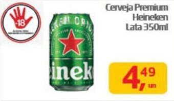Tenda Atacado Cerveja Premium Heineken Lata 350ml oferta
