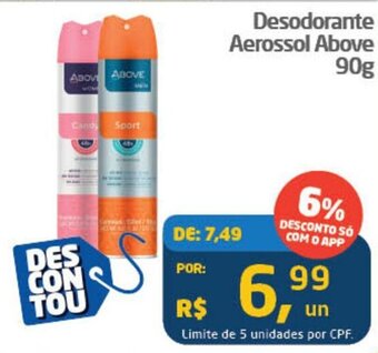 Tenda Atacado Desodorante Aerossol Above 90g oferta