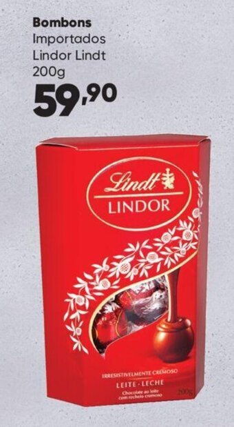 Bombons Importados Lindor Lindt 200g