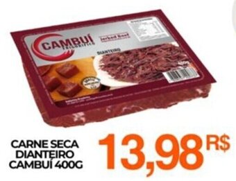 Mercadão Atacadista CARNE SECA DIANTEIRO CAMBUÍ 400G oferta