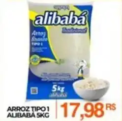 Mercadão Atacadista ARROZ TIPO1 ALIBABA 5KG oferta