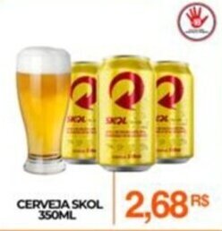 CERVEJA SKOL 350ML
