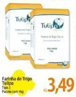 Atacadão Farinha de Trigo Tullpa Tipo 2 Pacote com 1kg oferta