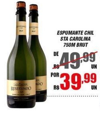 Violeta Supermercados ESPUMANTE CHIL STA CAROLINA 750M BRUT oferta