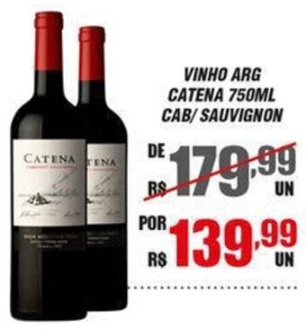 VINHO ARG CATENA 750ML CAB/SAUVIGNON