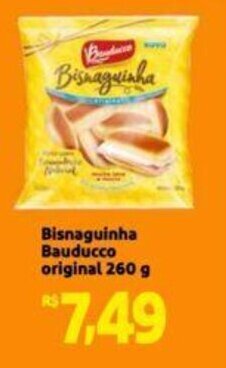 Extra Supermercado Bisnaguinha Bauducco original 260 g oferta