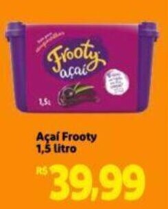 Açaí Frooty 1,5 litro