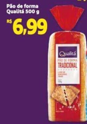 Extra Supermercado Pão de forma Qualitá 500 g oferta