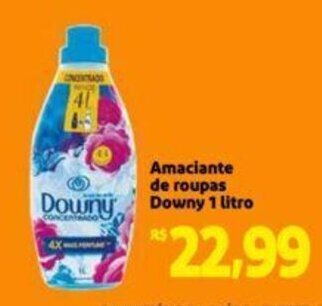 Extra Supermercado Amaciante de roupas Downy 1 litro oferta